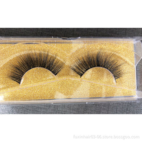 Wholesale Mink False Eyelash Vendor Customized Boxes Real 25 Mm 3d Mink Eyelash Extensions